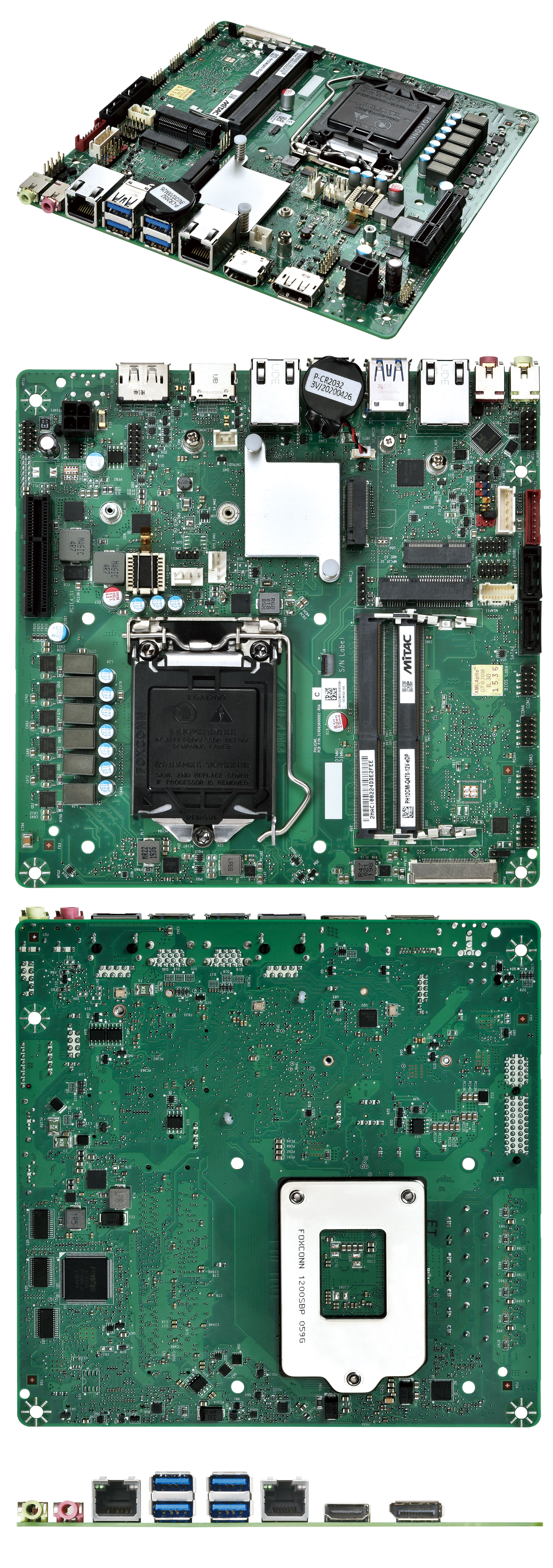 PH12CMI - 10th Gen Intel Core Thin Mini-iTX Industrial Motherboard